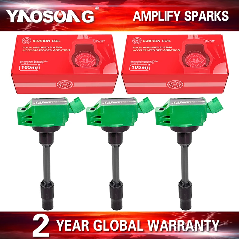 

4x усиленная катушка зажигания для Toyota GR Yaris GXPA16 G16E-GTS 1,6 90919-02277 UF849