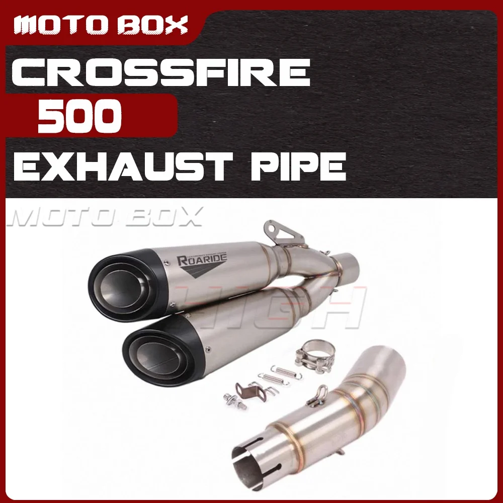 

For BRIXTON CROSSFIRE 500 modified titanium alloy exhaust pipe for 500GK