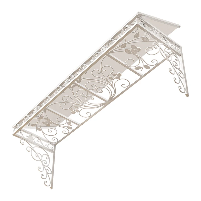 

Французский навес из алюминиевого сплава, балкон с солнцезащитным козырьком, бытовые карнизы, дверная головка, дождевик из кованого железа, уличное окно во дворе.