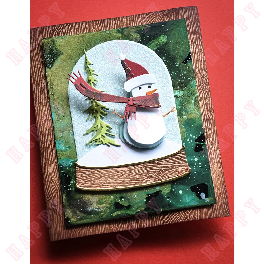 Corte de metal morre decorações de natal e atividades de inverno diy artesanato fazer cartão de felicitações scrapbook diário modelo de gravação