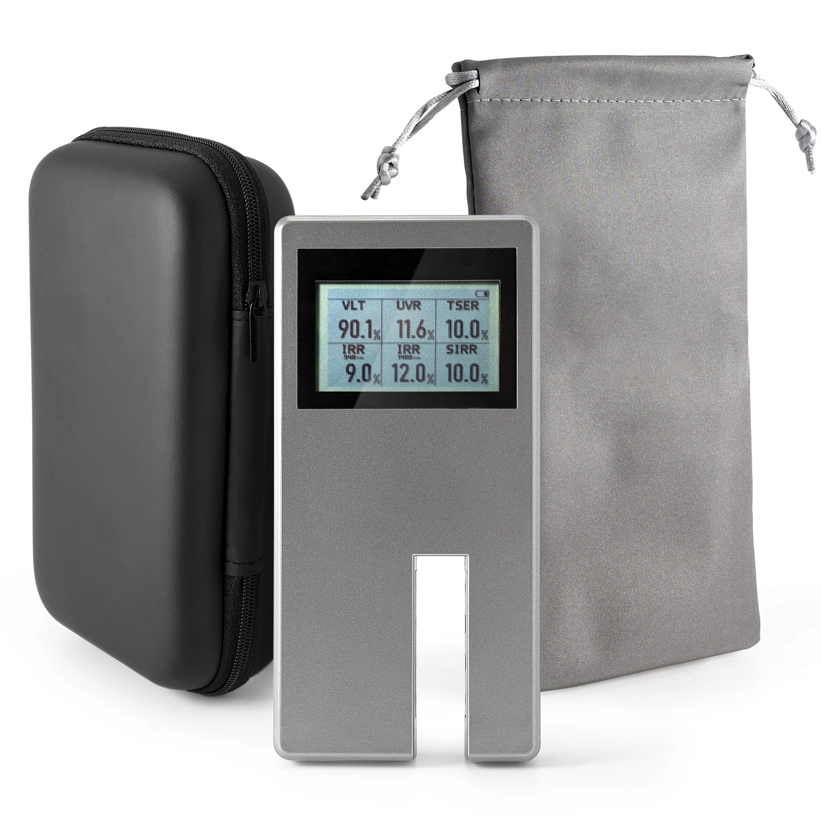 EHDIS Portable Solar Film Transmission Meter Visible Light Infrared Transmittance Tester Window Tint Film IR UV Rejection Meter