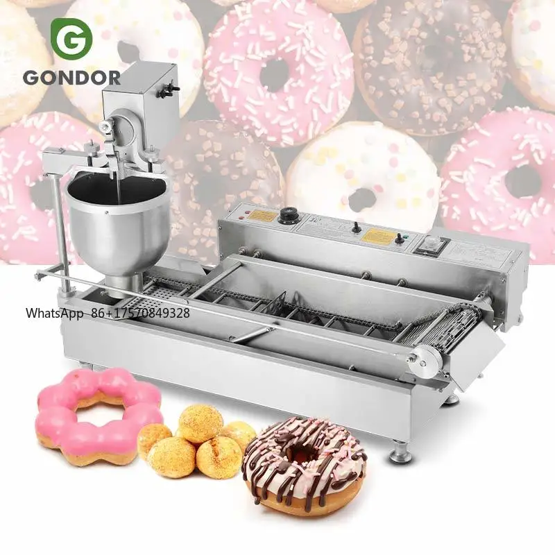 Máquina para Hacer Donuts Grandes y Pequeños con Forma de Bola Rellenos, Modelo T-101 para Profesionales