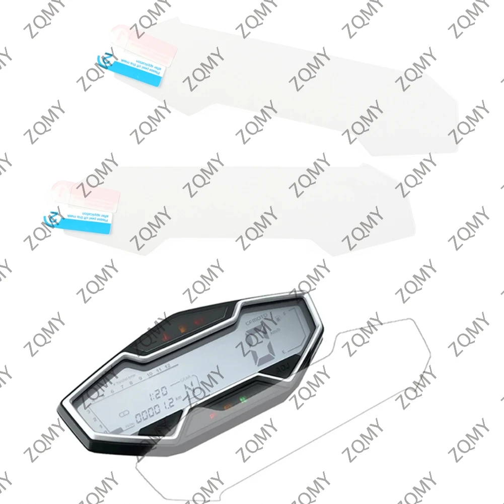 For Cfmoto 250SR Low Configuration 2018-2020 2Pcs Motorcycle Speedometer Scratch Protection Film Screen Protector-image
