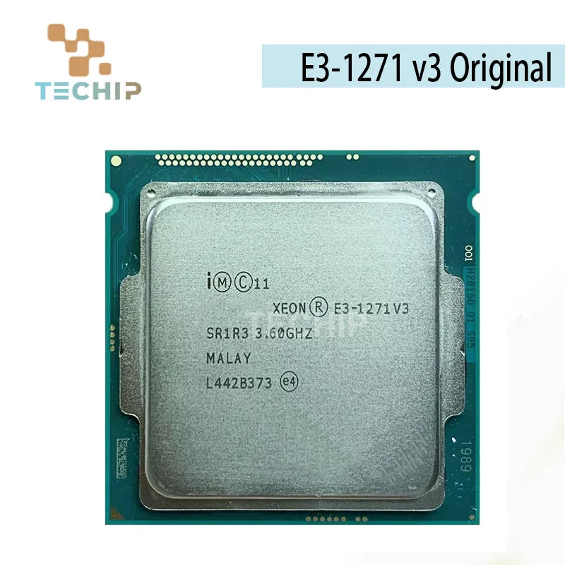 100% Original Xeon E3-1271 v3 E3 1271 v3 3.6GHz 4-Core cpu LGA 1150 processor