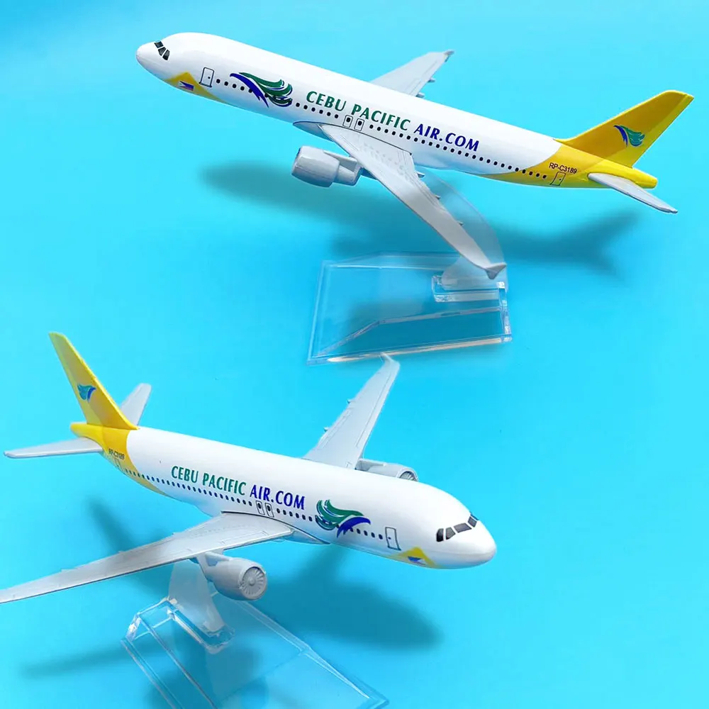 Skala 1:400 Zhong PACIFIC A320 Airlines Model pesawat Dish-tambahan Ideal untuk koleksi pesawat Diecast