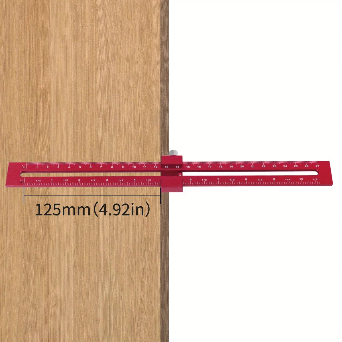 300mm Holz bearbeitungs tasche, Lineal T-Typ Schreiber quadratisches Layout-Werkzeug mit kreisförmiger Zeichnung Position ierung Nadel Zimmermann Zeichen kompass