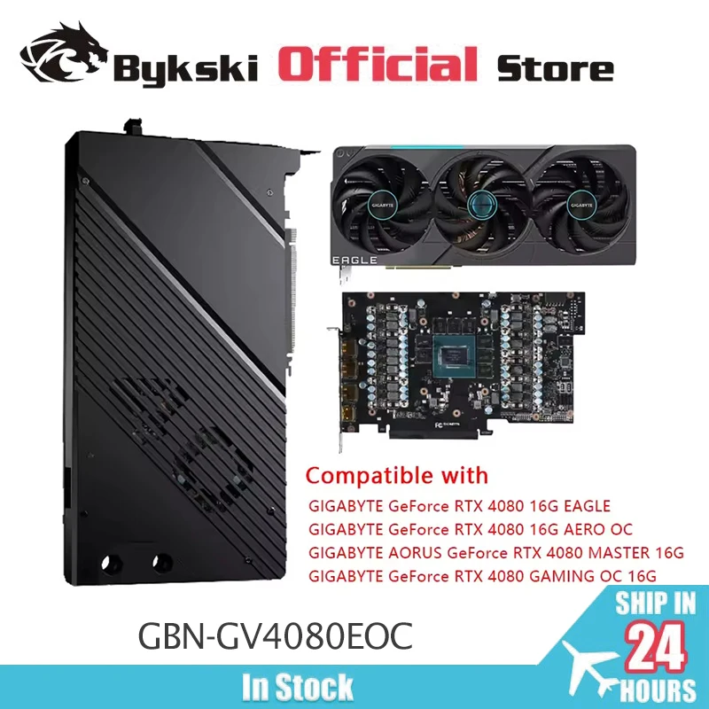 

Granzon GBN-GV4080EOC GPU Water Block for GIGABYTE GeForce RTX 4080 AERO/EAGLE/MASTER/GAMING OC 16G Video Card /Cooler Radiator