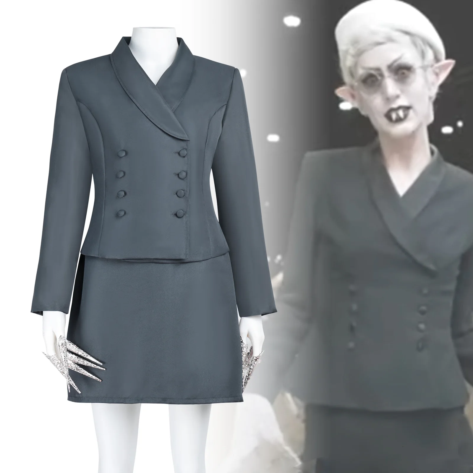 

Nosferatu: Phantom of the Night Cosplay Costumes Suit Set Anime Character Halloween Costume Performance Clothing for Adult