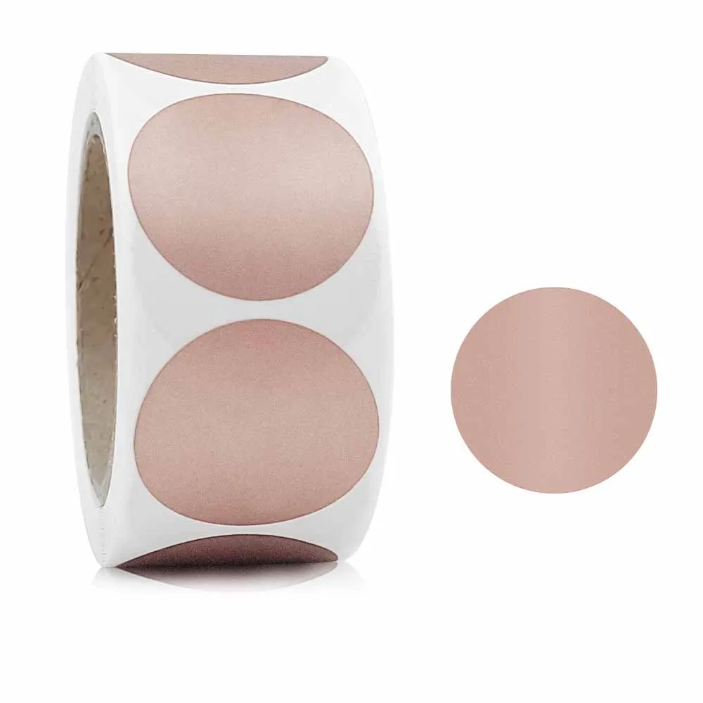 300 Stuks/Roll Waterdichte Coating Kras Sticker 2.5 Cm/1.0 Inch Perfect Voor Promotie Loterij Spel Verborgen Informatie Funning leren