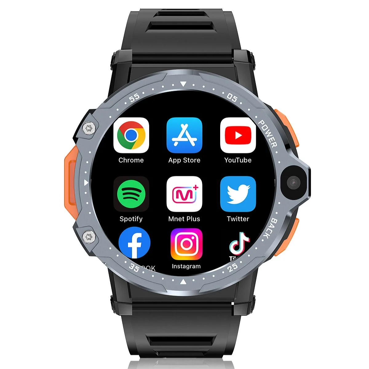 Smartwatch Bluetooth 4.2 Navigation GPS SmartWatches for Android iOS Sports Modes Large HD Screen Dual Camera Smart Bracelet