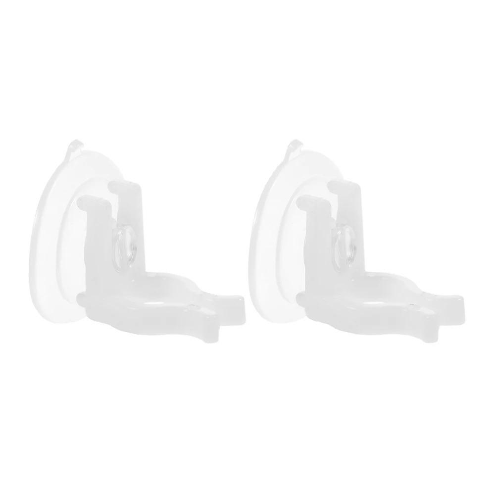 

2pcs Electronic Light Accessories Transparent Suction Cups Long Rod Wall Mount Christmas Lights Holders Window Clamps