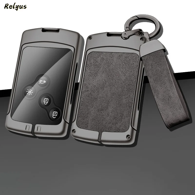 Zinklegering Autosleutel Case Cover Shell voor Renault Duster Captur Clio Logan Megane 1 2 3 Koleos Scenic Nema Fluence Zoe Accessoires