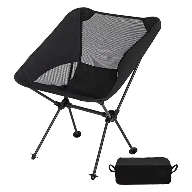 Camping Chair Ultralight Folding Camping Chair Heavy Duty 150kg Capacity Compact Portable Outdoor Chair With Bag For Hiking