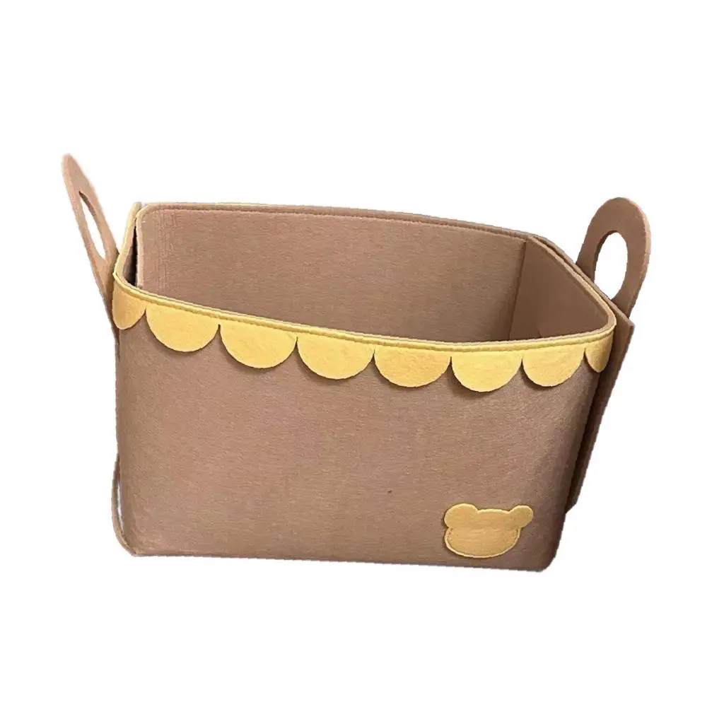 Foldable Clothing Storage Box Stackable Blanket Toys Collapsible Storage Bin for Classroom Living Room Shelves Bedroom Washroom