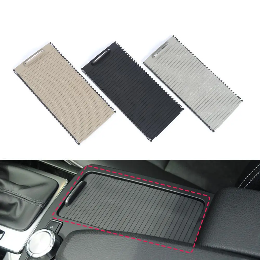 

Center Console Cover Slide Roller Blind Cover Cup Holder Storage for Mercedes Benz C-Class W204 S204 Car Interior Accessories