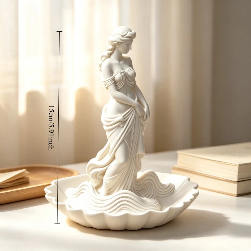 Aphrodite 3D Relief Statue, Vintage Jewelry Tray, Home Decor, Great Wedding & Housewarming Gift