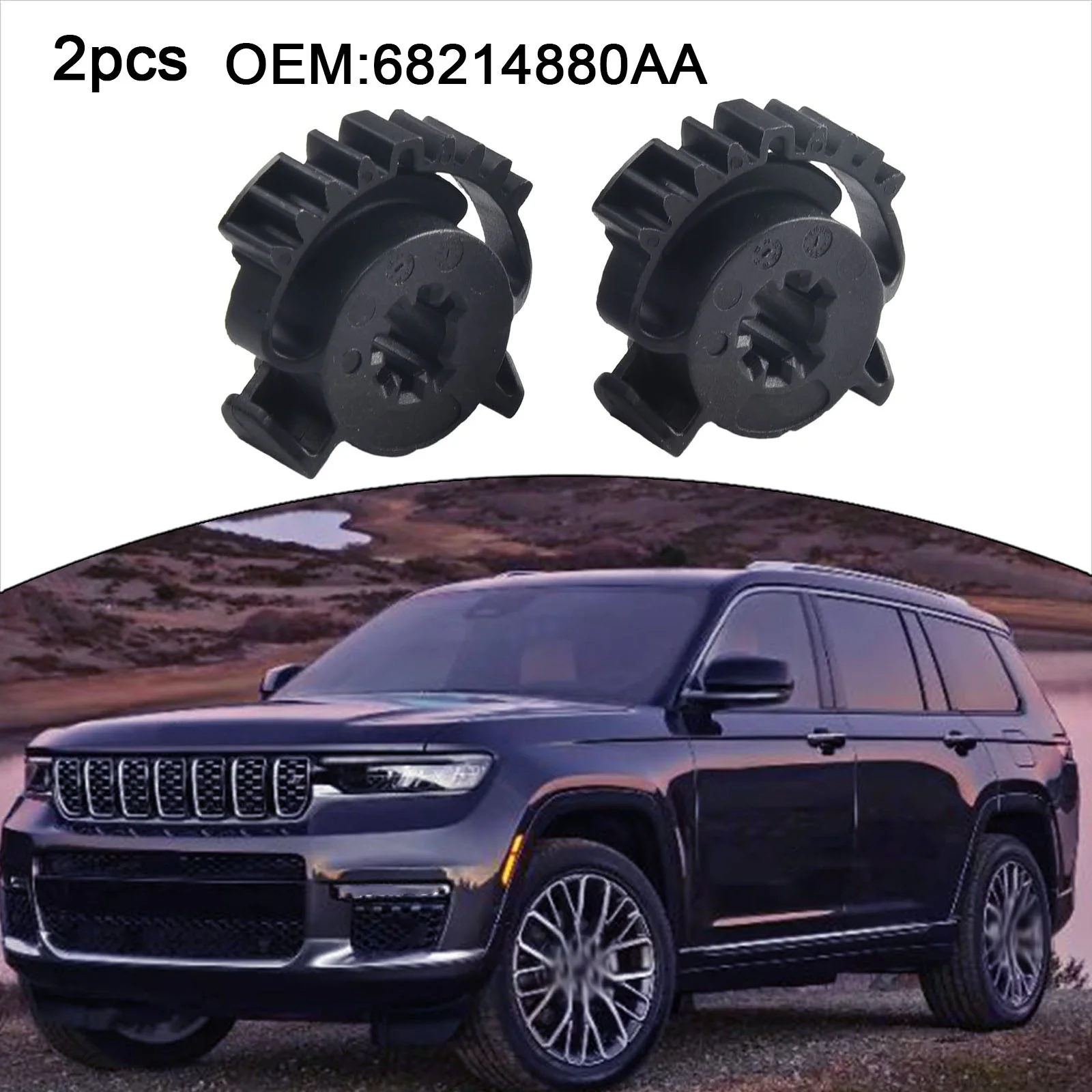 

2x Blend Door Actuator Gear Replacement for For JEEP For GRAND For CHEROKEE 2011-2018 and for Dodge 2011-2018 68214880AA