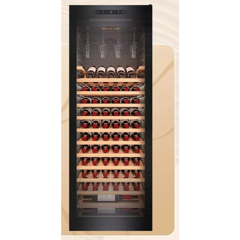 

Thermostatic wine cabinet household ultra-thin ice bar