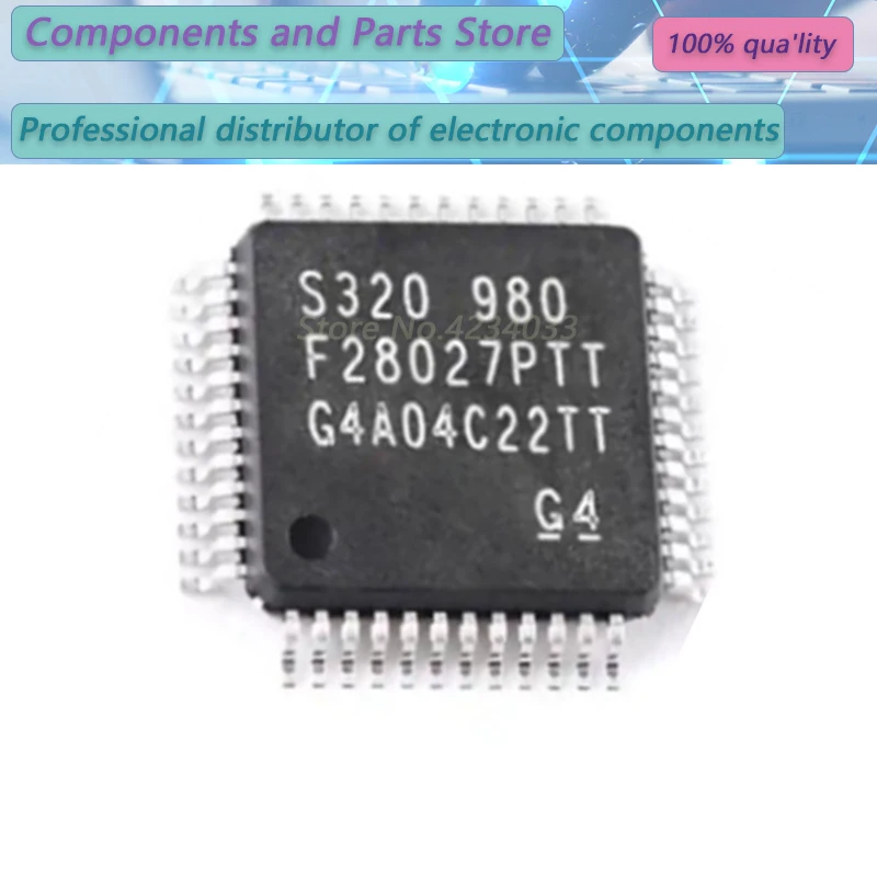 

5PCS TMS320F28027PTT TMS320F28027P S320F2 8027PTT LQFP-48 new 100% TMS320 F28027PTT