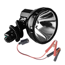 Hunting Flashlight Outdoor Searchlight Super Bright 220W Xenon Spotlight 100W HID 12V Camping Light