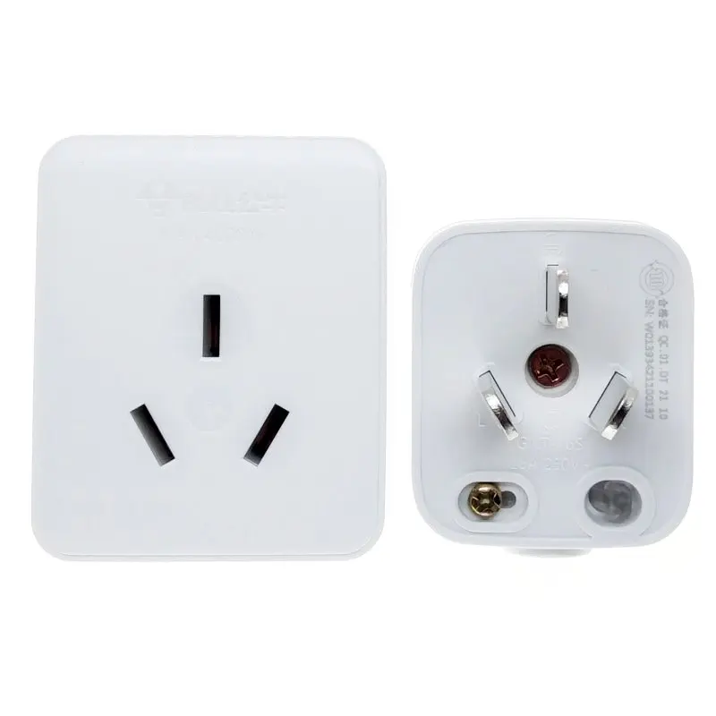 16 Amp China 3 Flat Pin Plug Socket For Heavy Loading Air Con Water Heater AC100~250V 16A