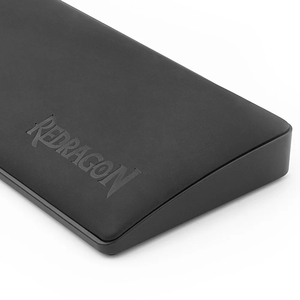 REDRAGON 키보드 손목 받침대 패드, 부드러운 메모리 폼 손목 지지대, 미끄럼 방지 고무 베이스, 사무실 게임 노트북 PC 게이머용