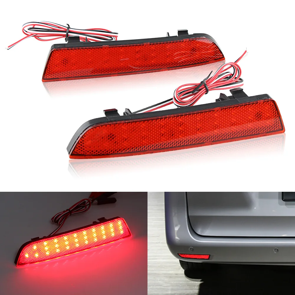 2Pcs OEM# 4478260140 LED Rear Bumper Reflector Light For Mercedes-Benz W447 Vito Tourer Dualiner V-Class 2014-2021 Accessories