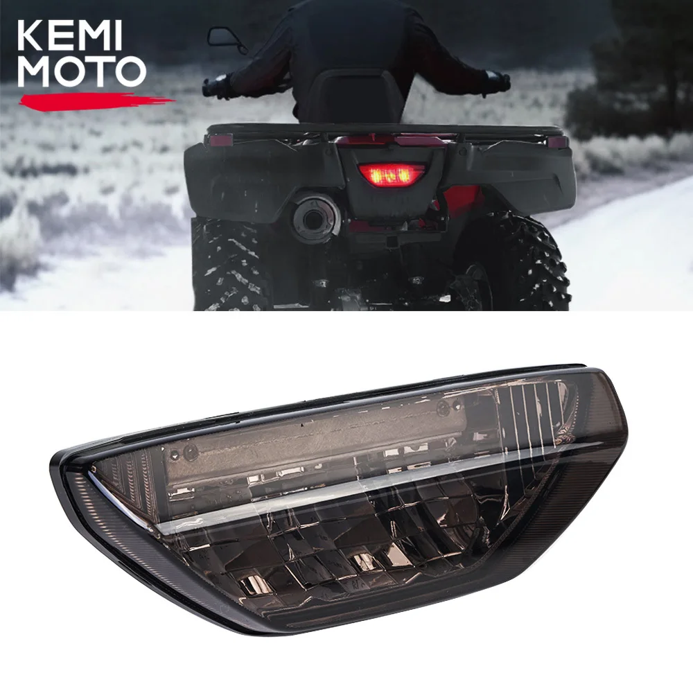 

KEMIMOTO LED #33700-HN1-A71 Tail Light Brake Lamp Compatible with Honda TRX250 300 400EX 400X 500 700 for Pioneer 500 for MUV700