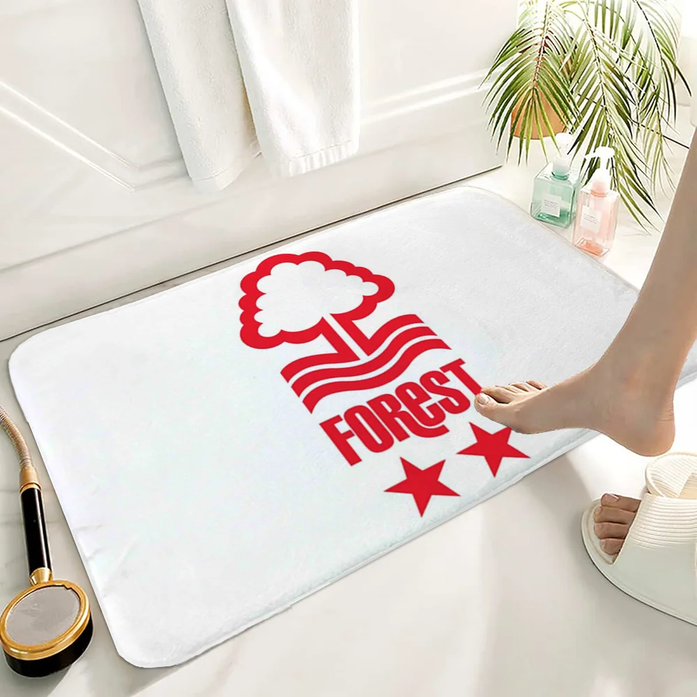 Bath Mat Rug Bathroom Foot Mat Non-slip Mat Small Floor Mats Door Mat N-nottingham F-forest Fc Entrance Carpet for Kitchen Rugs