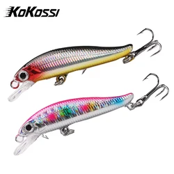 KoKossi 1PC 5.5cm 4g Sinking Minnow Fishing Lure Artificial Hard Bait Wobblers 3D Fisheye Crankbait Pesca Bass Carp Tackle