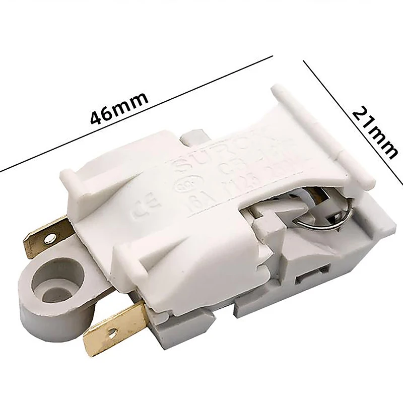5 szt. Włącznik do czajnika 16A/biały kocioł przełącznik termostatu elektryczny włącznik parowy