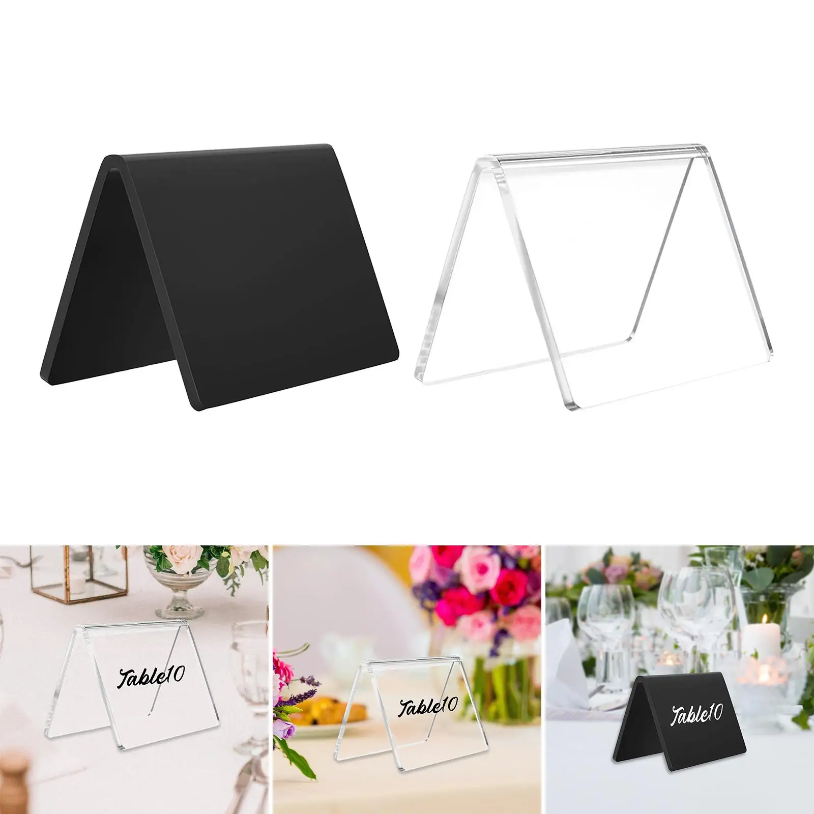 Desk Whiteboard Message Board Acrylic Dry Erase Board for Home to Do List