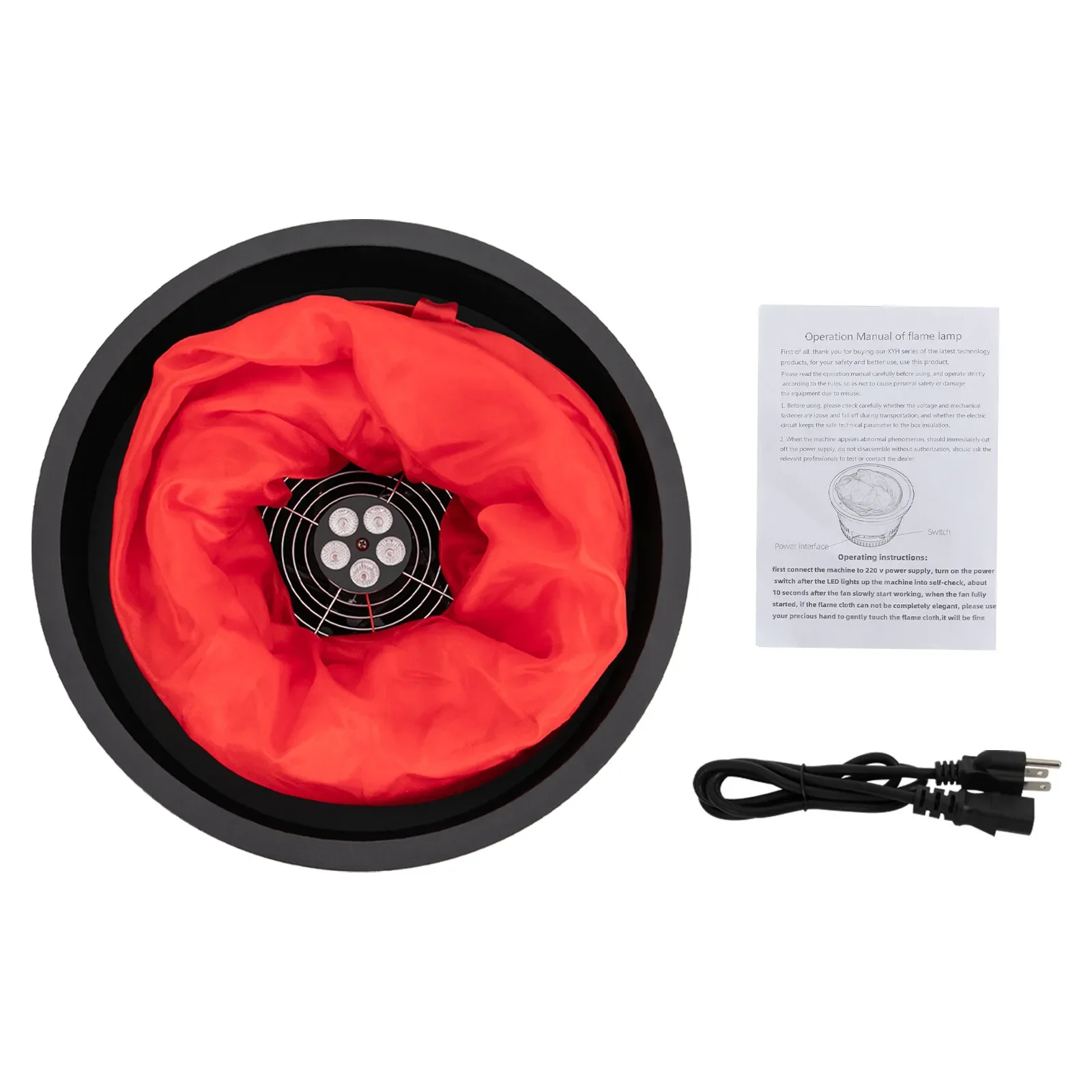 Fake Flame Light Party Christmas LED Flame Lamp 60-80LM Simulated Campfire Light 4500RPM