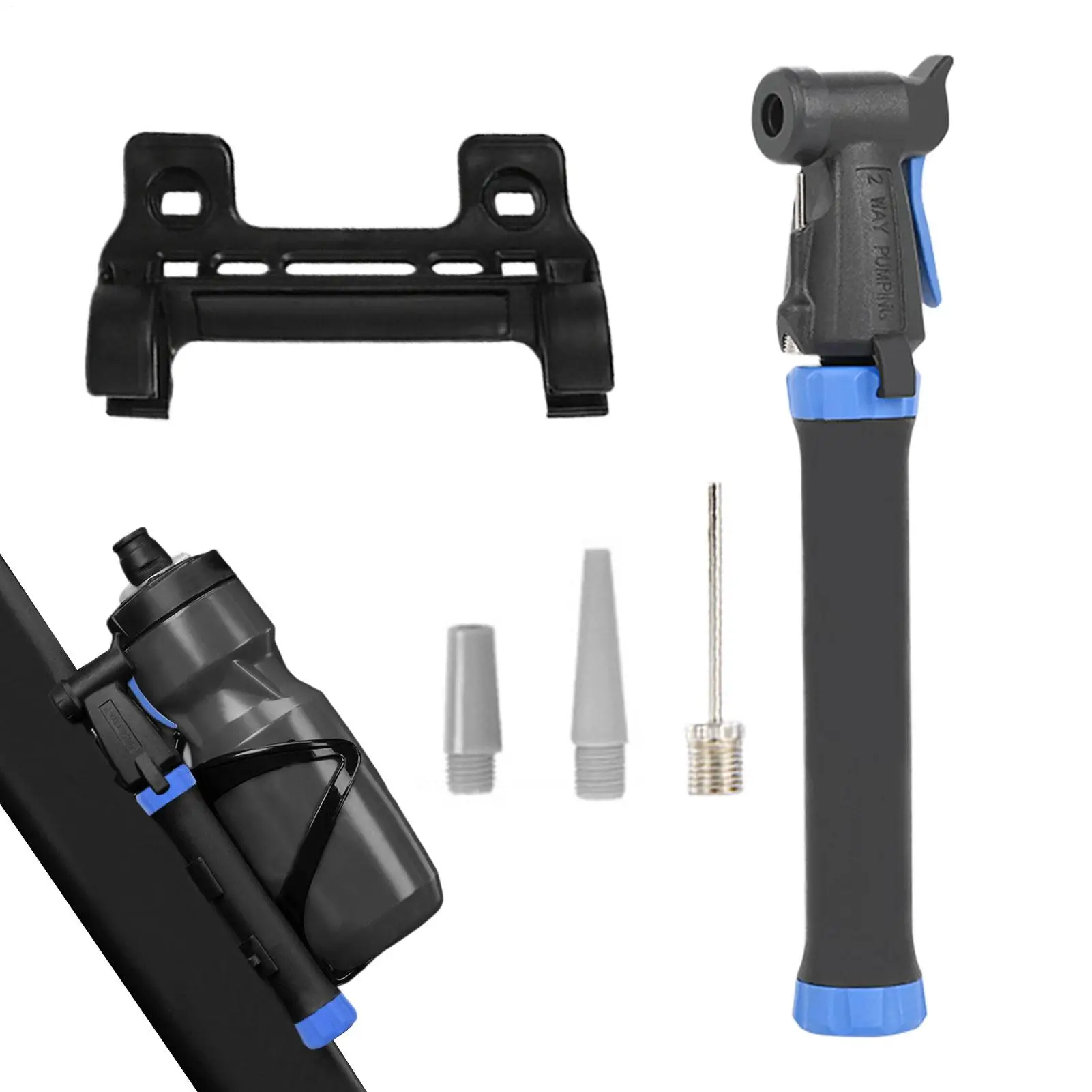 

Small Bike Pump Small Hand Pump Bike Inflator High Pressure Inflator Tools Cycling Accessories for Biking Racing Road Travel