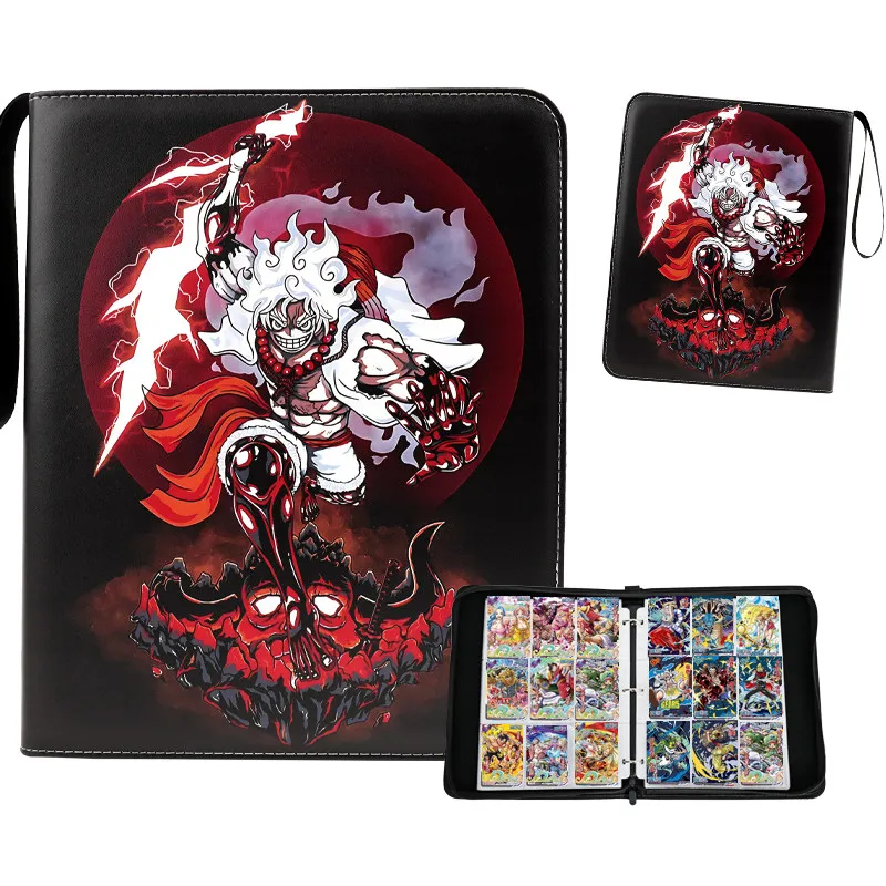 One Piece 900Pcs OPCG Cards Album Book OP15 EB03 PRB02 Anime Map Letter Holder Binder Action HD Protector Notebook Folder Gifts view 5