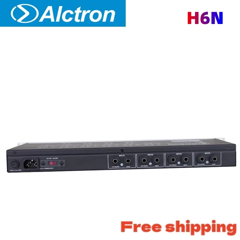 

Alctron H6n 6-channel headphone amplifier, 4-set stereo channel, independent input for stage performance and studio Alctron H6n