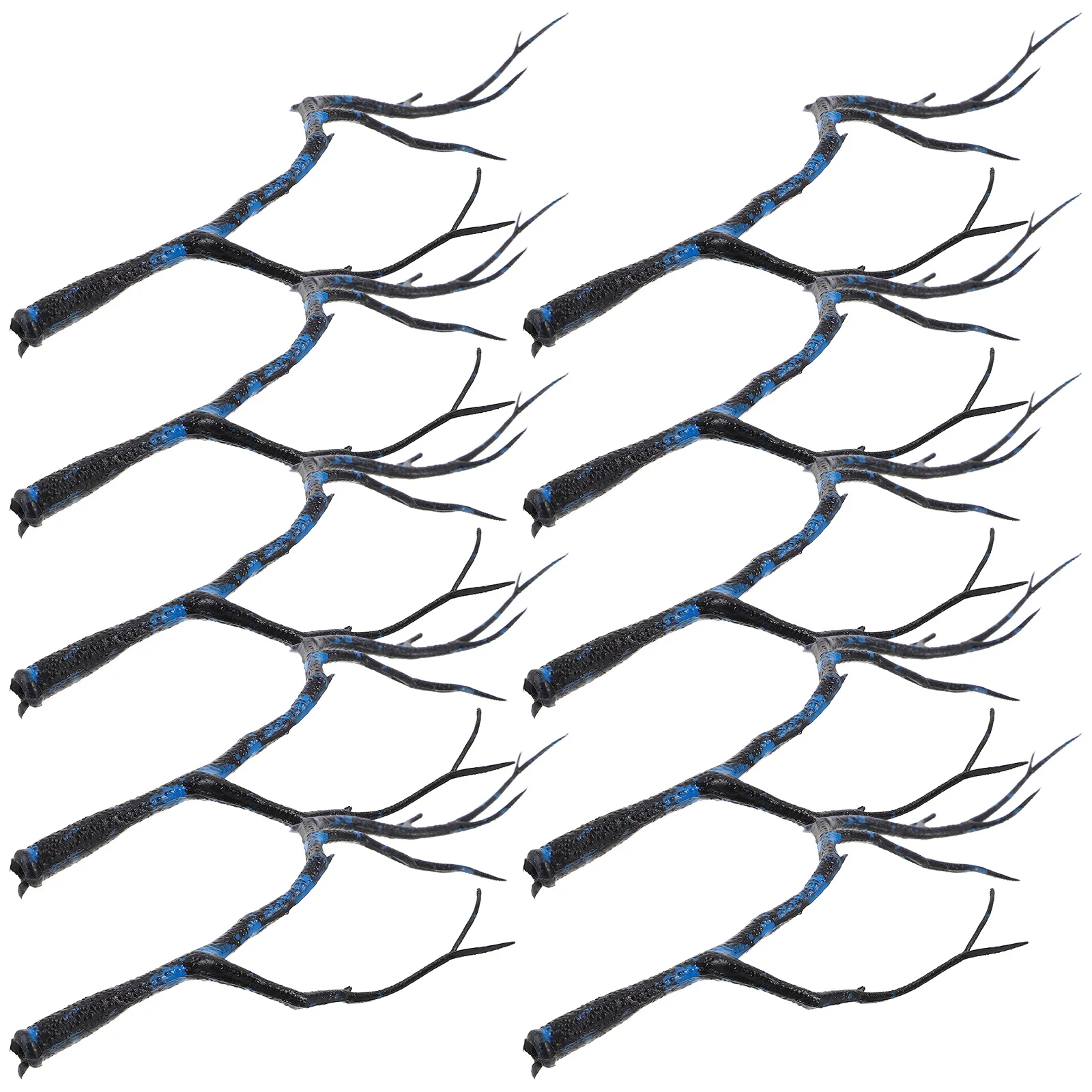 

10 pcs Artificial Antler Dried Tree Branches Realistic Decor For Halloween Spooky Haunted House Crafting Decoration Simulation