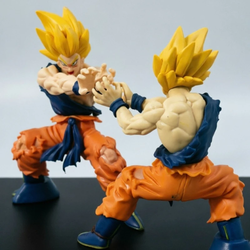 Battle Damage Shockwave Manga-Statue Son Goku, PVC Anime Sammlerstück Ausstellungsstück Modell