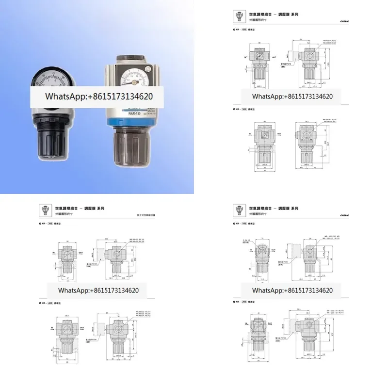 This high quality pressure regulator is designed for precise control in various industrial applications. Compatible with