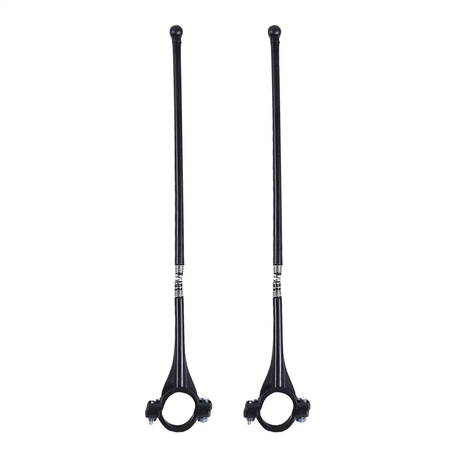 2Pcs Bike Display Flagpole Cycling Handlebar Holder Bikes Flag Accessories Race