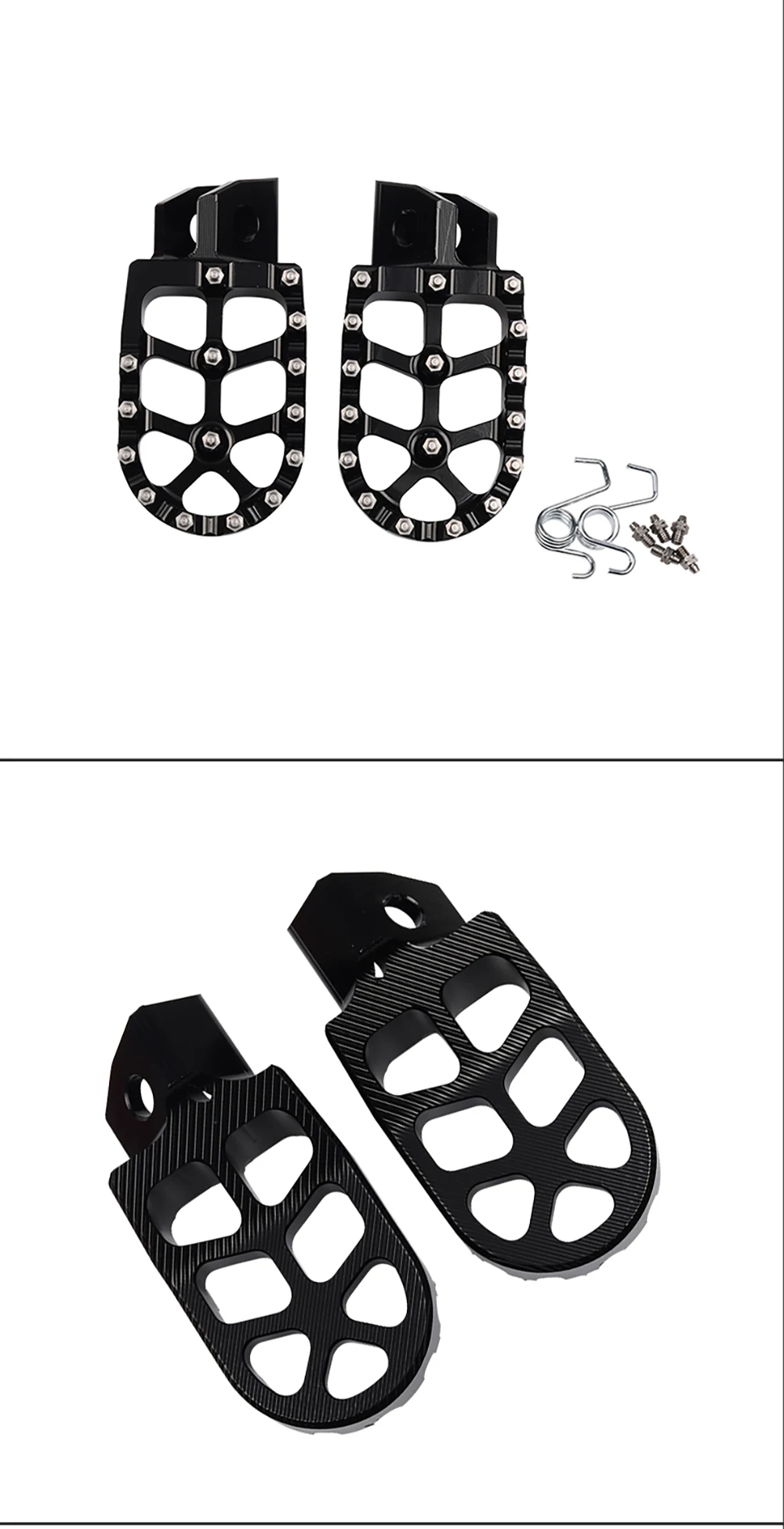 Dirt Bike Motorrad Fußrasten Fußstützen Pedale für Yamaha TTR90 TTR110 TTR125 TTR250 TTR 90 110 125 250 Zubehör – Detail 14