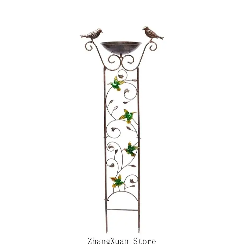 Rostfreier Metall-Wassernapfständer für Garten-Natur- und Pflanzenausstellung 3XUF – Detail 9