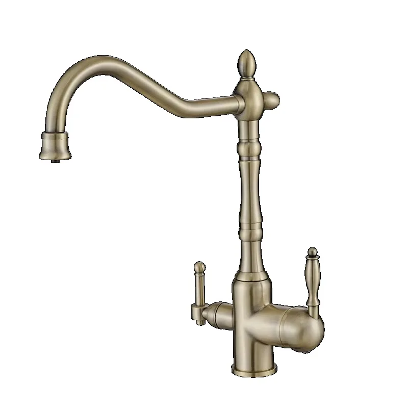 3-Wege-Wasserfilter-Wasserhähne, Spray, Messing, Sanitärkeramik, Küchenarmatur, Mischbatterien, Küchenspüle, Wasserhahn, Luftreiniger, Auslass
