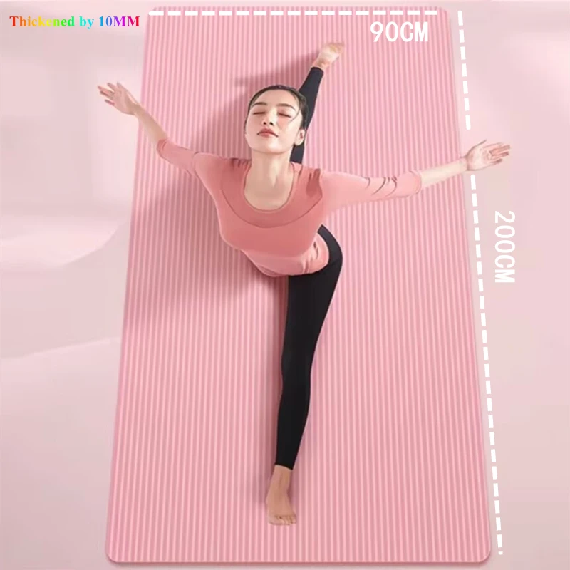 1PCS 200/185x90/80cm Sport Fitness Mat voor Oefening 1mm Yoga en Pilates Yoga Matten Anti-slip Gymnastiek Mat Fitnessapparatuur