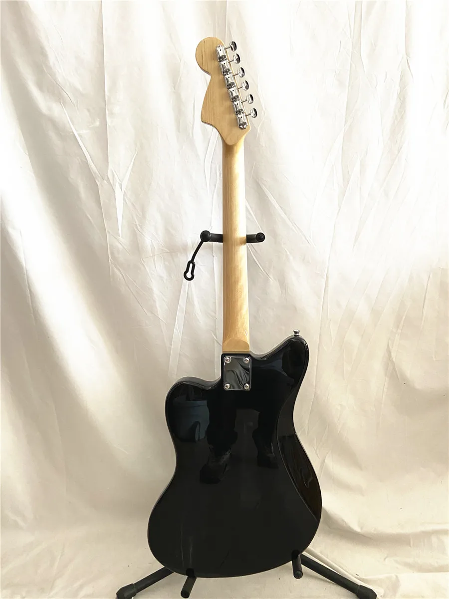 High quality custom edition black jazz electric guitar tremolo rose wood fingerboard is customizable