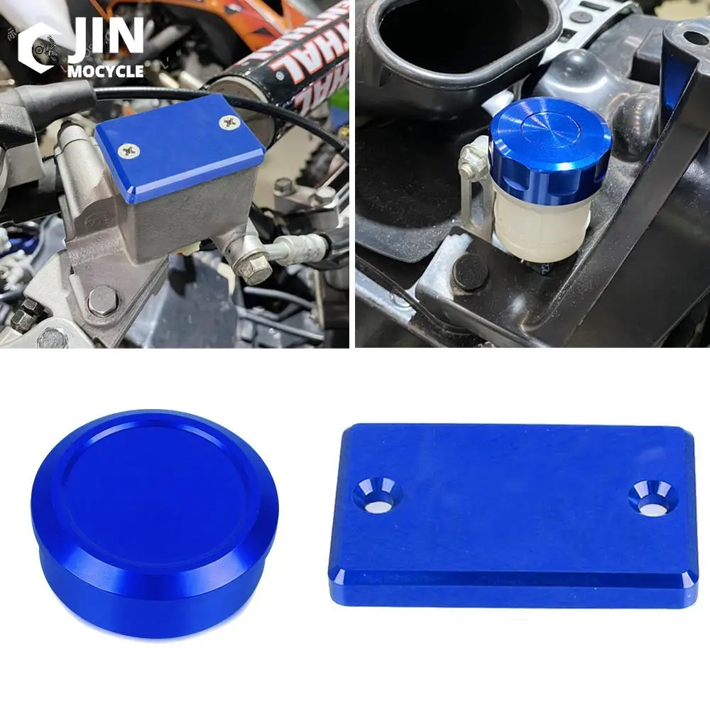 Front&Rear Brake Reservoir Cover For Yamaha YFZ 450R YFM 700R Raptor YFM700R YFZ450R brake Fluid Cylinder Master Reservoir Cover