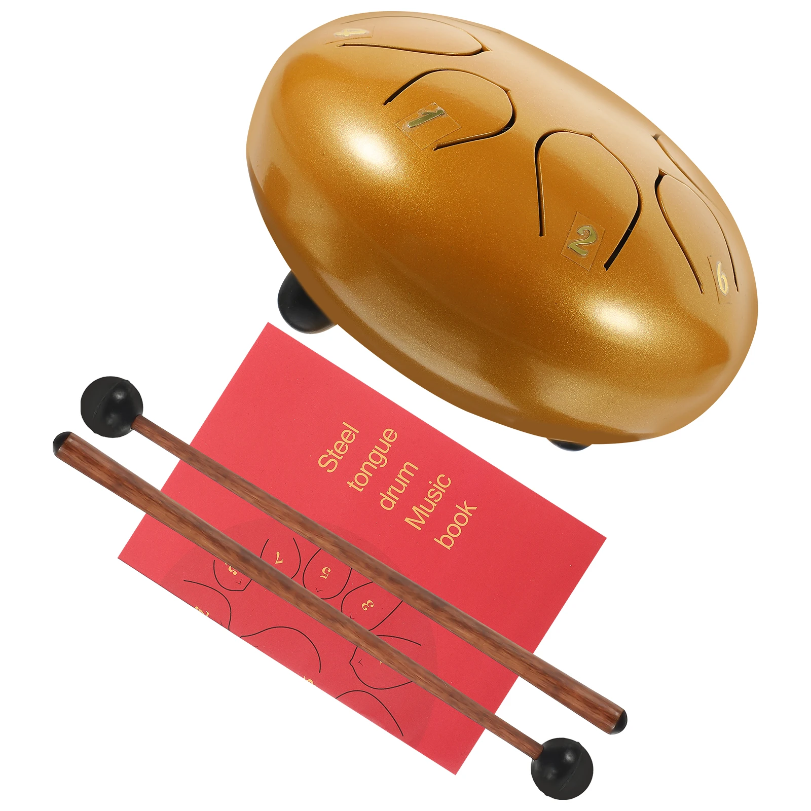 

1 set Ethereal Drum Steel Tongue Percussion Instrument Musical Metal Small Hand Drums for Metal Percussion Tongue Drum Beginners
