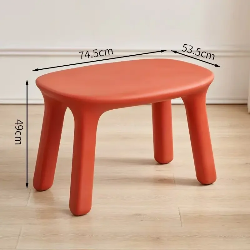 Scandinavian-Style Baby Learning Chair and Table Set – Ergonomic PE Plastic Study Stool for Toddlers, Indoor & Outdoor Use view 4