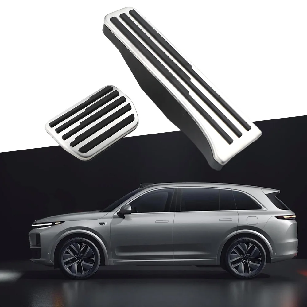 Car Accelerator Gas Brake Pedal Cover Trim for LEADING IDEAL Li Xiang L7 L8 L9 AT Stainless Steel Pad Protector Accessories