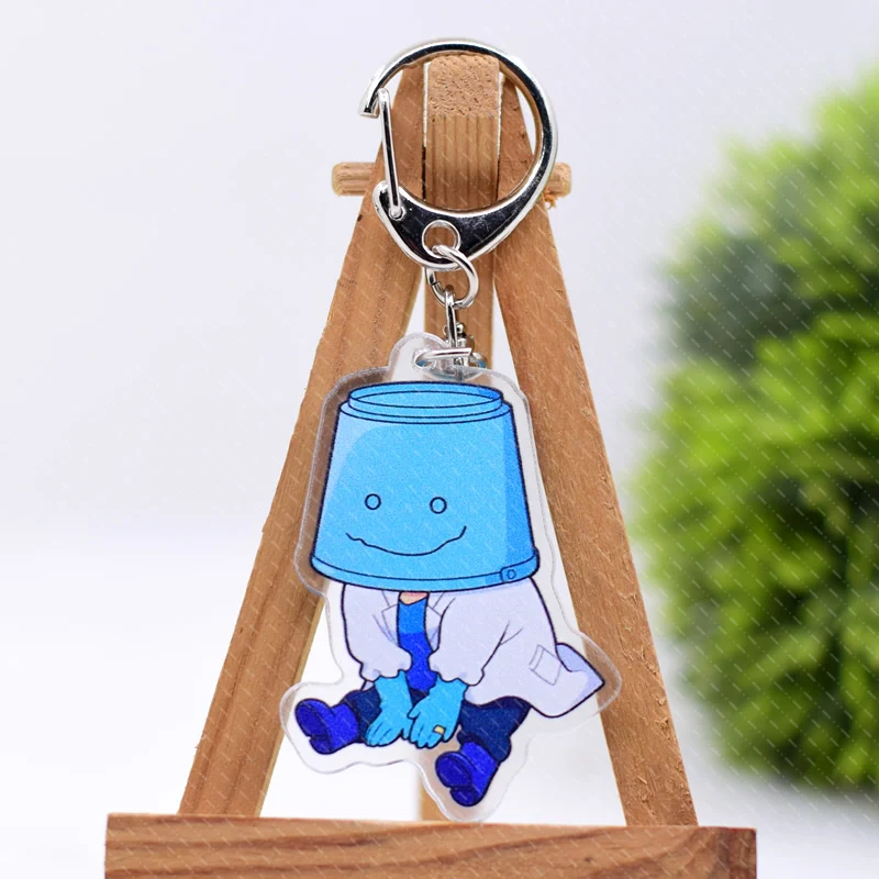 Porte-clés en acrylique de la famille Mission Yozakura, ornement de personnage de dessin animé, pendentif de sac, accessoires pour vêtements, cadeaux